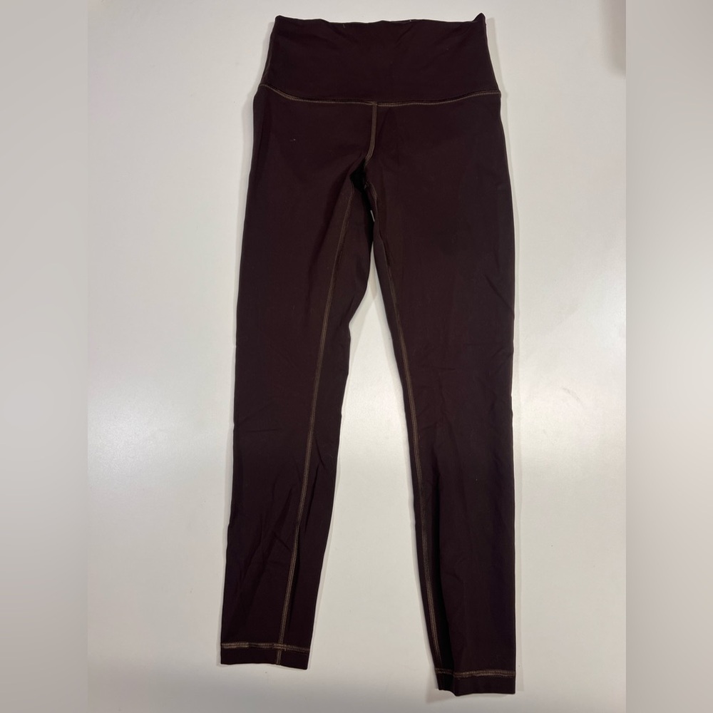 Lululemon Wunder Train High-Rise Tight 25" Women’s Size 6 Cocoa Brown
